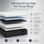 Matelas en mousse viscoélastique imprégnée de gel 12 po-452874343