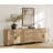 Scarlett Sideboard Cabinet With 5 Drawers And 4 Doors, Vintage Wood Grain Design, Buffet Cabinet With Storage,Coffee Bar For Dinning Room, Kitchen And Living Room, 101 Inch-261084805