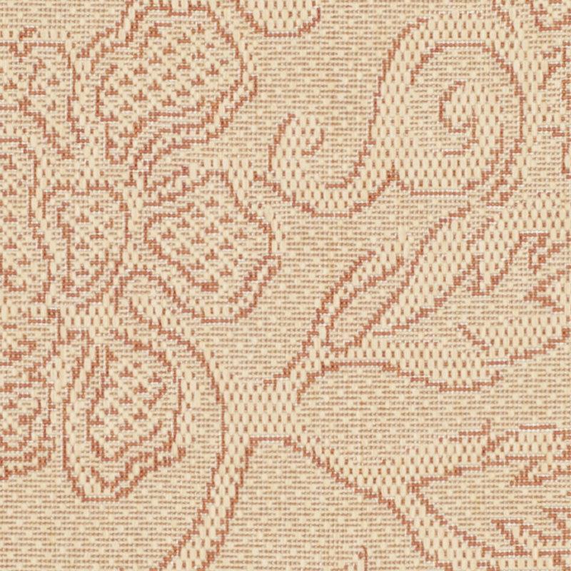 Herefordshire Performance Floral Indoor/Outdoor Area Rug, Round 6'7"