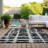 Mahaney Washable Striped Indoor / Outdoor Rug-1973726129