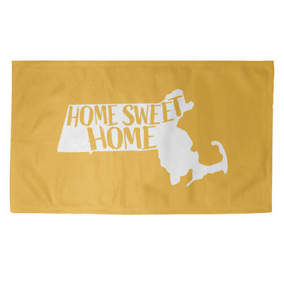 Tapis de maison jaune pour le massachusetts