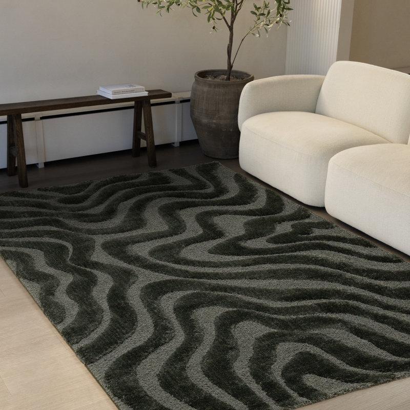 Tapis texturé Gorecke, Rectangle 7 pi 10 po x 11 pi 2 po