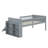 Bed Frame Featuring Storage Shelf, Slide, Ladder and Protective Guardrail-1761815689