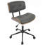 Chaise de bureau réglable Mid-Century