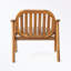 Outdoor wooden Dining chair Set of 2 with soft cushion and sturdy legs
