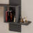 Modern Wall Shelf, 100% Melamine Coated Particle Board, Anthracite Color, 25.2 x 27.6 x 7.9 inches | Durable & Stylish Design | Perfect for Home or Office, Easy Wall-Mount Installation, Space-Saving Solution-252891034