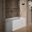Underscore® 60" x 30" Rectangular Alcove Soaking Bathtub with Slotted Overflow and Integral Apron-27814133-27814144
