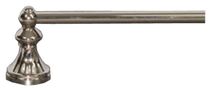 Hudson Bath Single 32 1/4" Wall Mounted  Towel Bar, Polished Nickel