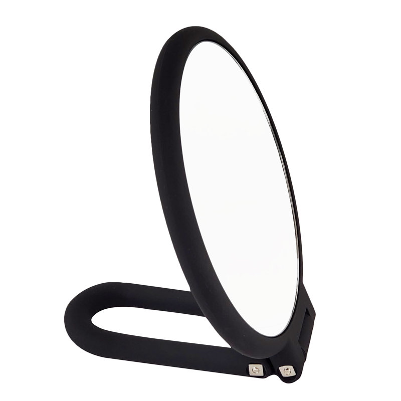 Miroir grossissant Alexavior, Noir mat