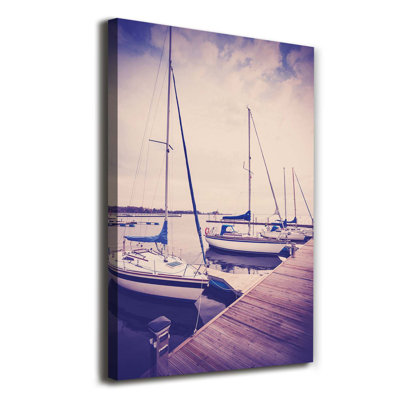 Yachts - Wrapped Canvas Print