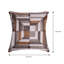 Ensemble de 4 housses de coussin en lin brodées de style scandinave 20 x 20 - Cadeau de décoration de Noël moderne