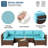 4- Person Outdoor Seating Group With Cushions-588386830