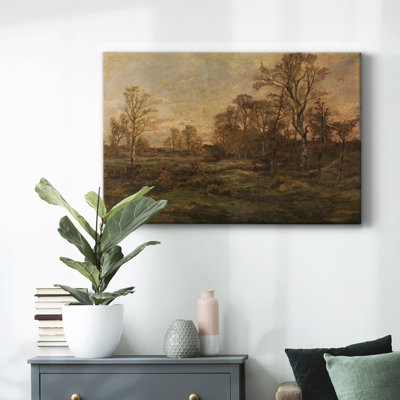 Paysage rétro - DCLIV, reproduction d'art sur toile