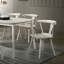 Ensemble de chaises d'appoint 2 pièces rustique, structure en bois massif-2130288776