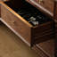 Buffet de rangement à tiroirs entièrement en bois massif-868991296
