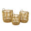 Ensemble de 3 paniers en bambou