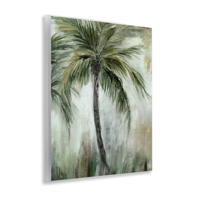  Fanned Palms Impression Wall Plaque Art by Nan
