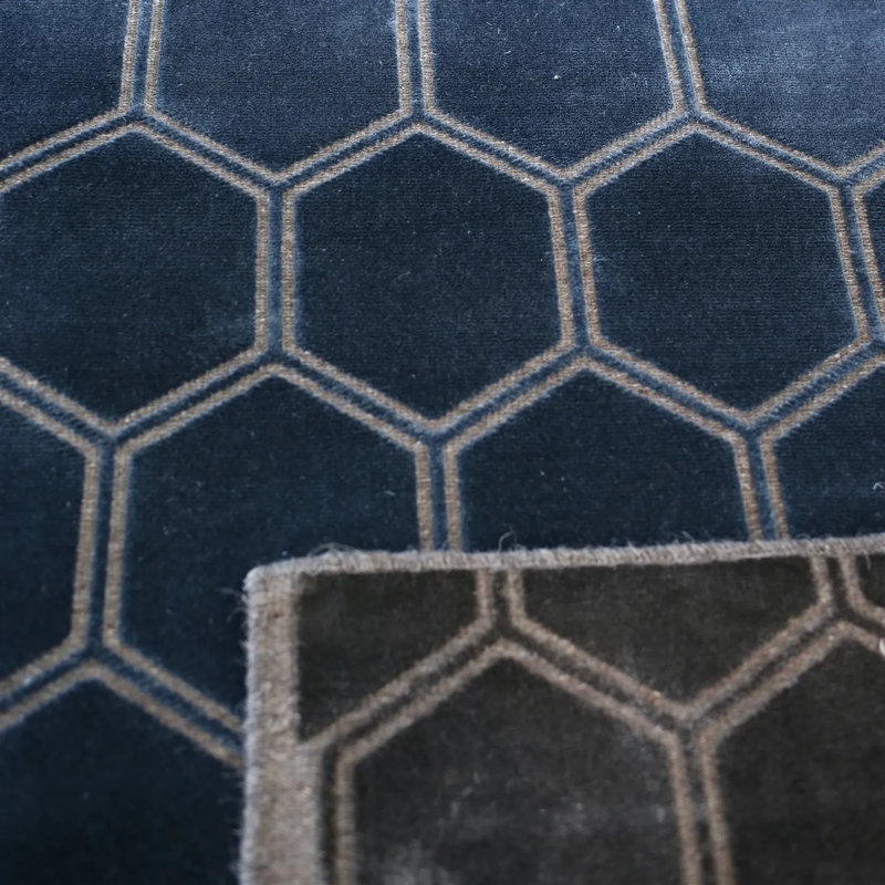Manipur Delft Rug, Rectangle 5'3" x 8'6"