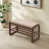 Beige / noyer foncé