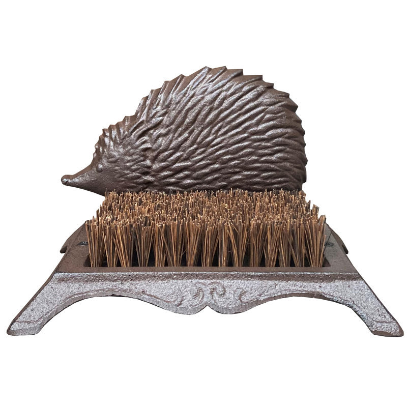 Bodwar Cast Iron Hedgehog Boot Scraper
