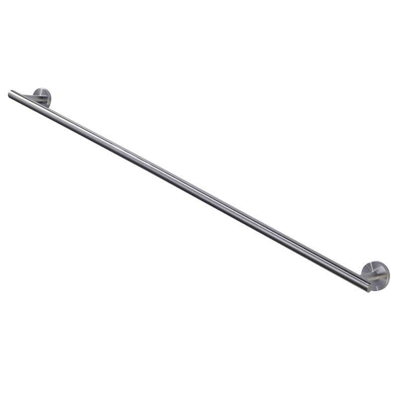 Barre à serviettes murale SUS304, H 2 po x l 36 po x P 3,1 po, Nickel brossé