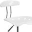 Vibrant Chrome Drafting Stool with Tractor Seat-950771706