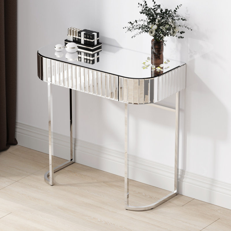 Coiffeuse à miroir Toini, Argent