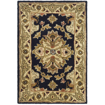 Balthrop Hand Tufted Wool Traditional Rug