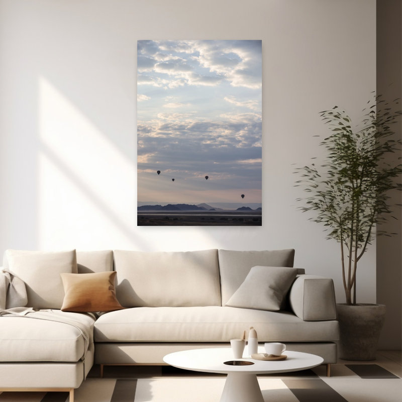 Art contemporain, paysage paisible, paisible et serein, H 60 po x l 40 po