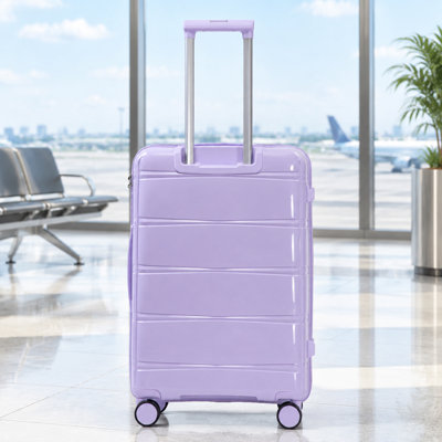Valise rigide de 61 cm (24 pouces) avec roulettes multidirectionnelles et cadenas à combinaison
