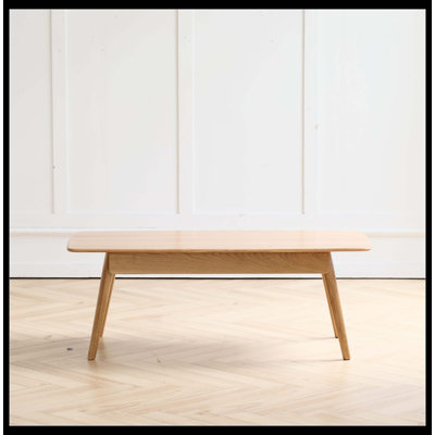 Center Table Low Table 100% Solid Wood Top Plate Desk Coffee Table Width 120 X Depth 56 X Height 45 Cm Study Desk Work From Home Easy To Assemble Natural Wood With Storage Shelf Natural Writing Desk