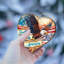 Ornements en bois God God Bless America