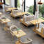 Banc de restaurant moderne et simple café-100913789
