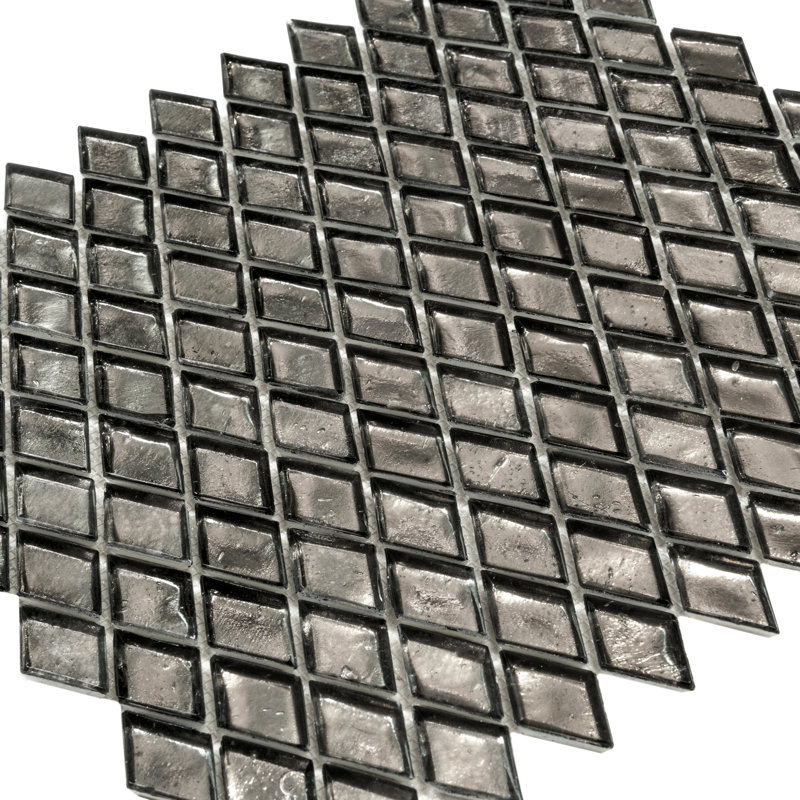 1" x 1.5" Glass Random Mosaic Wall & Floor Tile, Gold