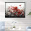 Impression sur toile monochrome corail et pieuvre grise I-76585184-76585189