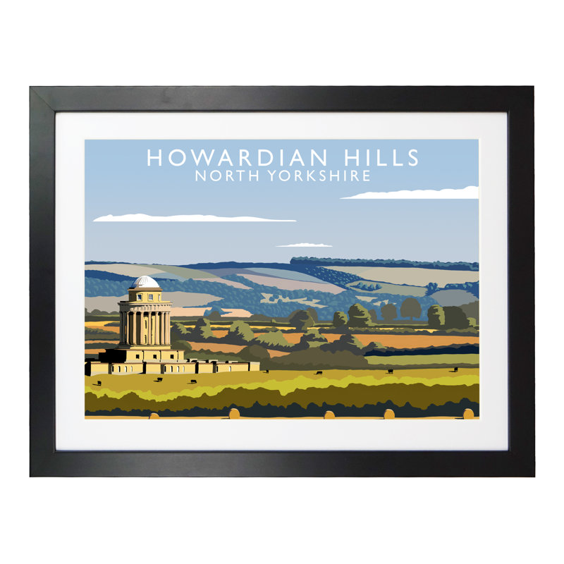 Richard O'Neil - Print, Black Wood Frame, 44 cm H x 54 cm W x 2.2 cm D