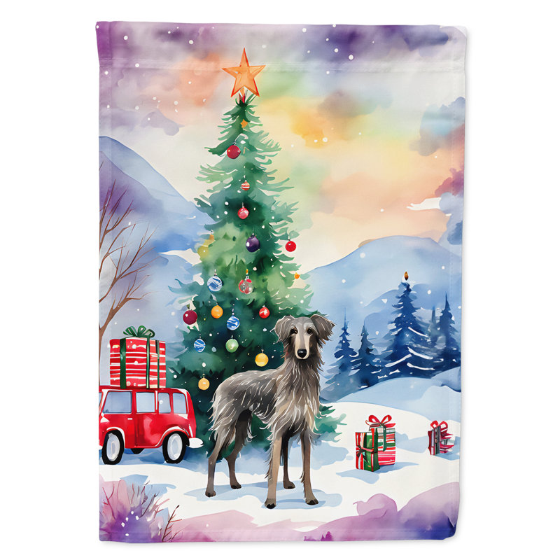 Double Sided Polyester Christmas, 15.5'' H x 11.25'' W