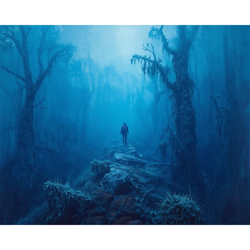 Misty Andean Ascent