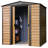 Woodridge Steel Storage Shed 6 x 5 ft. Woodgrain