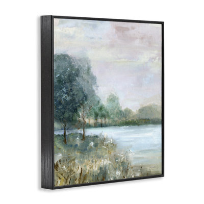 Estampe numérique Serene Riverside View, conception de Sally Swatland