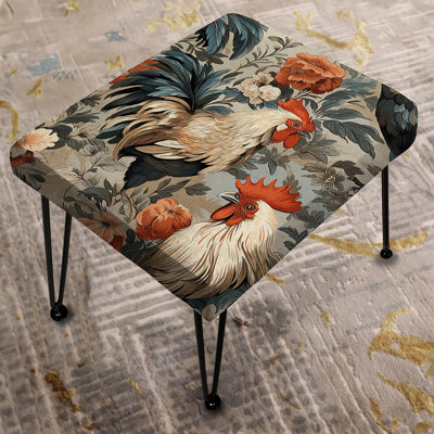 Muniz - Animal Print Rectangle Ottoman