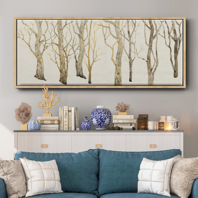 «Bare Trees II», toile encadrée, H 20 po x l 50 po
