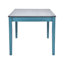 Ensemble de table de salle à manger en bois Mid-Century 6 pièces, ensemble de table de cuisine avec tiroir, chaises rembourrées et banc
