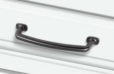 Belcastel I Bar Pull, 6 5/16", Gun Metal