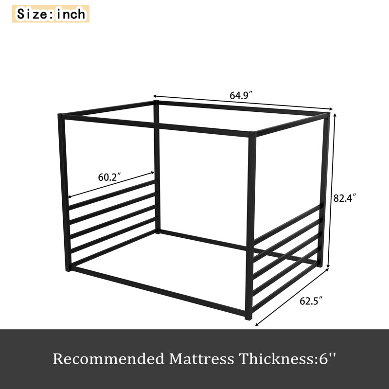 Iron Canopy Bed