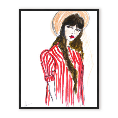 'Monique' Framed Print Wall Art
