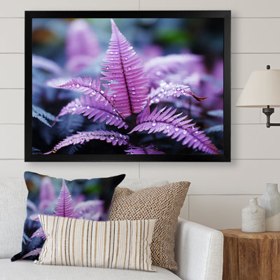 " Purple Ferns Plant Ethereal Whispers I "