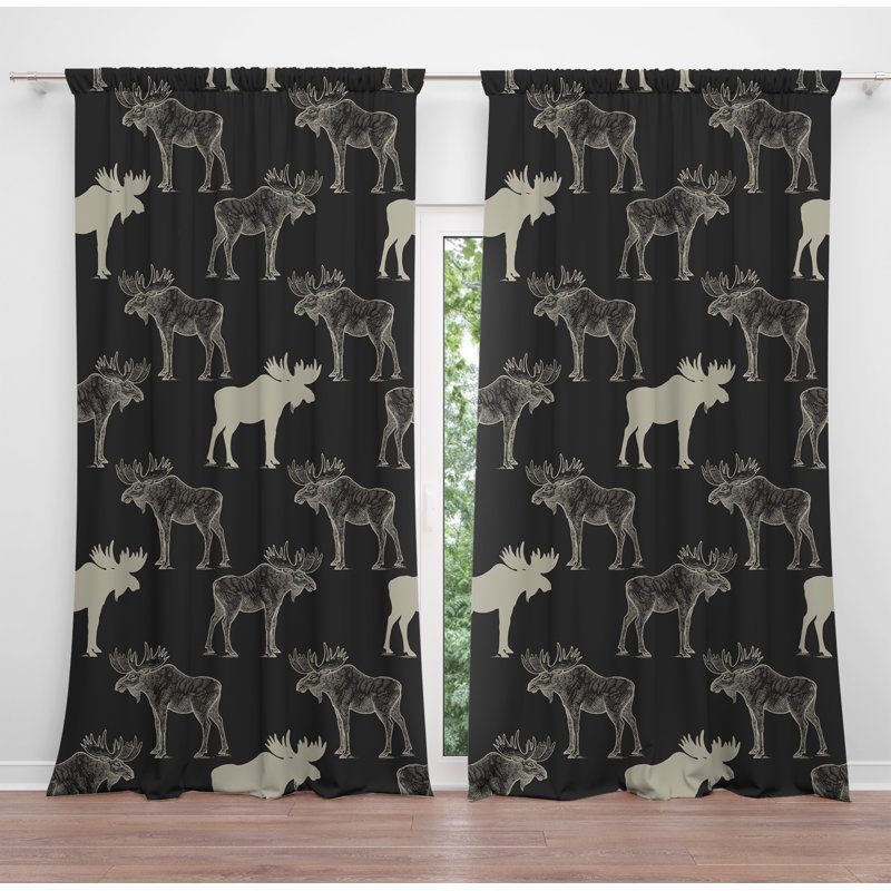 Joshana Room Darkening Curtain Pair, 40" W x 52" L