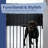 Metal Wall Mounted Pet Gate-143446523