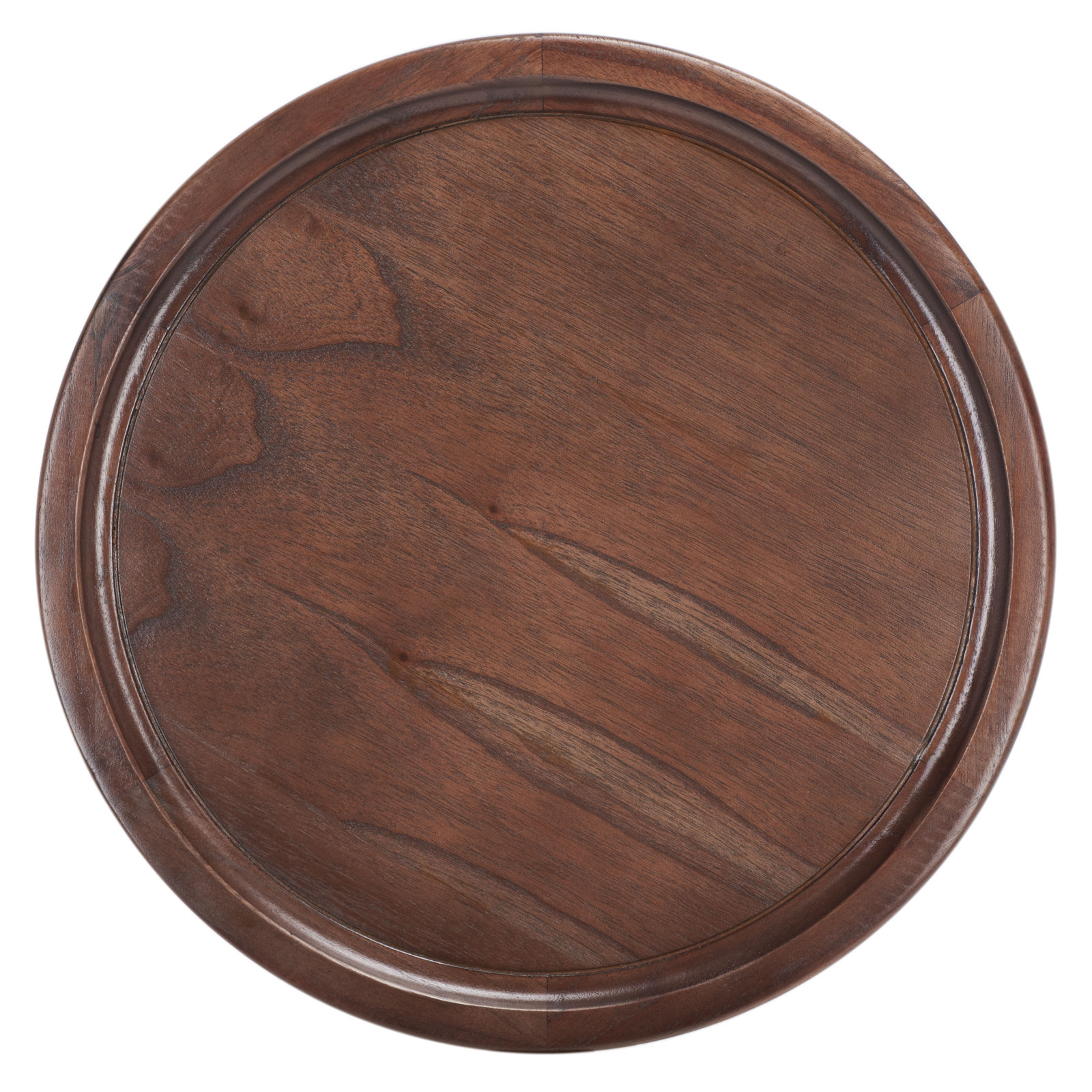 Acadia Solid Wood End Table, Dark Oak